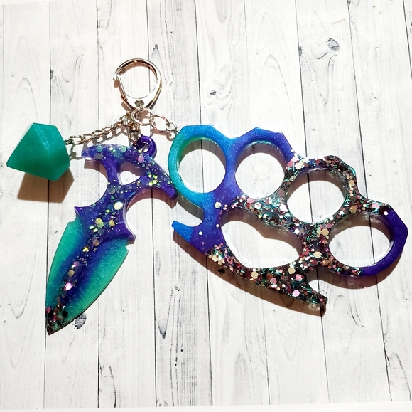 Accessories - 🌌Galaxy colored self defense keychain set